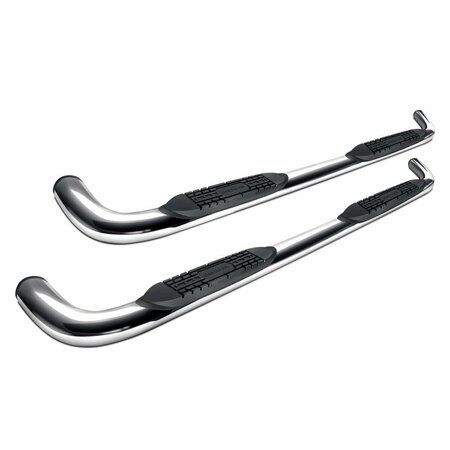PROMAXX AUTOMOTIVE 3 in. Nerf Bars for Stainless Steel 2019 Ram 1500 Crew Cab PMX11386S